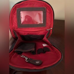 Baggallini Crossbody Bag - Brown / Red